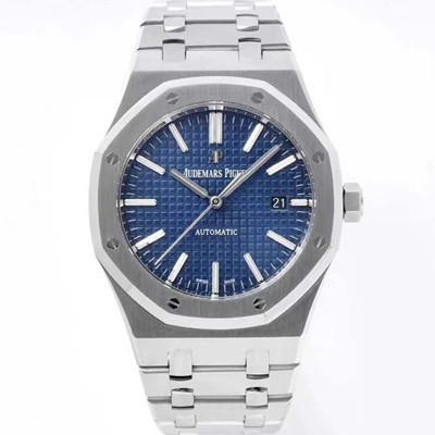 미러급 오데마피게 남성용 하이엔드 로얄오크 15400ST.OO.1220ST.03 오토매틱 Cal.3120타입 41mm 블루 와플 다이얼 aud6564 Ⅳ