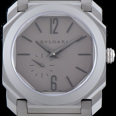 미러급 불가리 남성용 옥토 피니씨모 102713 BGO40C14TTXTAUTO 티타늄 샌드 블래스팅 그레이 다이얼 오토매틱 무브먼트 BVL4309 Ⅳ