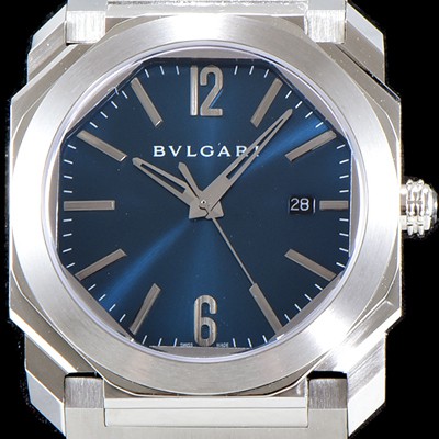 미러급 불가리 남성용 옥토102105 BGO38C3SSD 블루 다이얼 브레이슬릿 오토매틱 무브먼트 BVL4307 Ⅳ