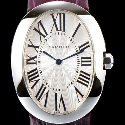 미러급 까르띠에 여성용 베누아 스위스 쿼츠 화이트 다이얼 CAR0342 Ⅳ