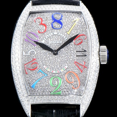 미러급 프랭크 뮬러 남성용 크레이지 아워스 8880 CH COL DRM 