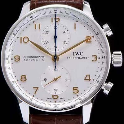 미러급 아이더블유씨 남성용 2017년 업그레이드! 포르투기즈 IW371445 화이트 다이얼 IWC0204 Ⅳ