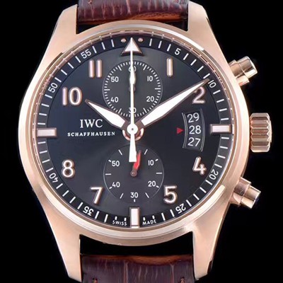 미러급 아이더블유씨 남성용 파일럿 IW387803 오토매틱 7750무브먼트 그레이 다이얼 IWC4240 Ⅳ