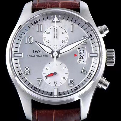 미러급 아이더블유씨 남성용 파일럿 IW387809 오토매틱 7750무브먼트 실버 다이얼 IWC4242 Ⅳ