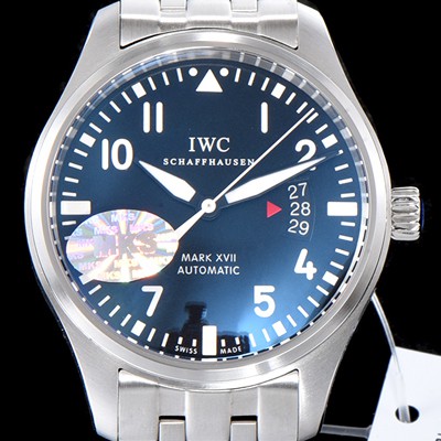 미러급 아이더블유씨 남성용 파일럿 IW326504 오토매틱 워치 41mm 블랙 다이얼 iwc4094 Ⅳ