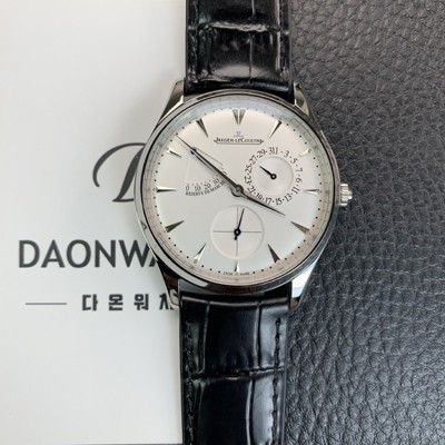 미러급 예거르쿨트르 남성용 리저브 마스터 화이트 다이얼 오토매틱 무브먼트 JAG4201 Ⅳ