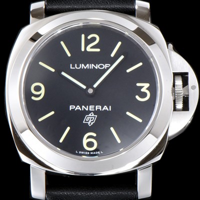 미러급 파네라이 남성용 루미노르 PAM00773 베이스 로고 3 데이즈 아치아이오 블랙 다이얼 신형 PANERAI Cal. P.6000 Type 수제공정형 튜닝완료 무브먼트 PAN1214 Ⅳ