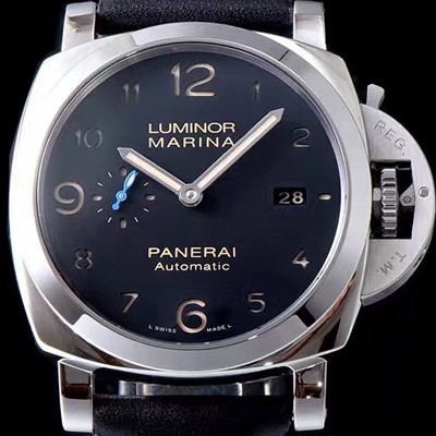 미러급 파네라이 남성용 루미노르 블랙 다이얼 오토매틱 무브먼트 PAN0216 Ⅳ