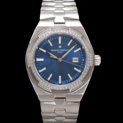 미러급 바쉐런 콘스탄틴 여성용 오버시즈 4605V200A-B971 오토매틱 무브먼트 35mm 블루 다이얼 vac1141 Ⅳ