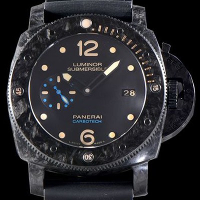 미러급 파네라이 남성용 서브멀시브 3데이즈 PAM00616 오토매틱 Cal.P9000 타입 47mm 카본제질 블랙 다이얼 pan5223 Ⅳ