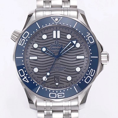 미러급 오메가 남성용 NEW 다이버300M!! 시마스터 210.30.42.20.06.001 코-액시얼 크로노미터 42MM 물결 패턴 다이얼 오토매틱 무브먼트 OMG05078 Ⅳ