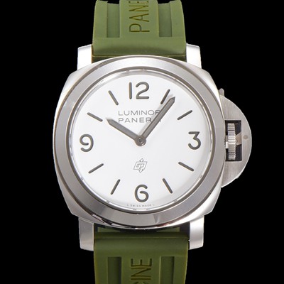 미러급 파네라이 남성용 루미노르 PAM01087 베이스 로고 오토매틱 6497-2 타입 44mm  우레탄 화이트 다이얼 pan5194 Ⅳ