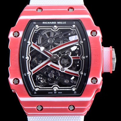 미러급 리차드밀레 남성용 RM67-02 하이 점프 무타즈 에사 바르심 스켈레톤 다이얼 오스트리아 산 신형 화이트 우레탄러버밴드 오토매틱 무브먼트 RIC0441 Ⅳ