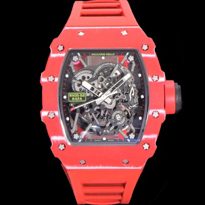 미러급 리차드밀러 남성용 RM035-02 라파 50mm 카본 오토매틱 무브먼트 우레탄줄 스캘래톤 다이얼 ric0238 Ⅳ