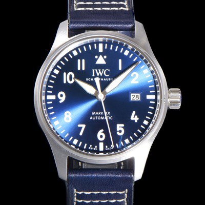 미러급 아이더블유씨 남성용시계 1:1수제공정형 마크18 !! 파일럿 IW328203 마크18 오토매틱 32111타입 40mm 가죽줄 블루다이얼 iwc4069 Ⅳ