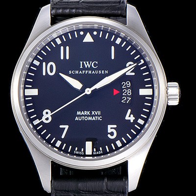 미러급 아이더블유씨남성용 파일럿 IW326501 마크17 41mm 오토매틱 블랙 다이얼 IWC10770 Ⅳ