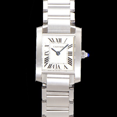 미러급 까르띠에 여성용 탱크 W51008Q3 