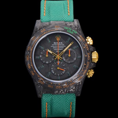미러급 로렉스 남성용 데이토나 DIW 포지드카본 커스텀 40미리 크로노그래프 오토매틱 Cal.4130 무브먼트 블랙 다이얼 ROL79688 Ⅳ