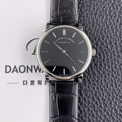 미러급 아랑게운트죄네 남성용 색소니아 씬 211.087 랑게 39미리 블랙 다이얼 오토매틱 무브먼트 LAN40864 Ⅳ