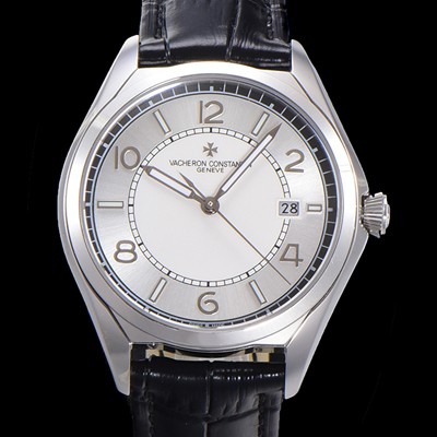 미러급 바쉐론 콘스탄틴 남성용 피프티식스 Ref.4600E 오토매틱 1326 타입 40mm 가죽줄 실버 다이얼  vac1213 Ⅳ