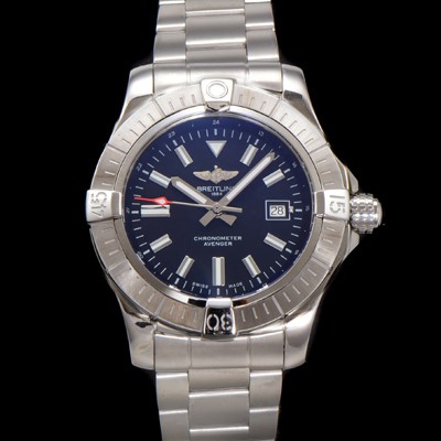 미러급 브라이틀링 남성용 어벤져 A17318101B1A1 오토매틱 2824타입 44mm 메탈줄 블랙 다이얼 bre6052 Ⅳ