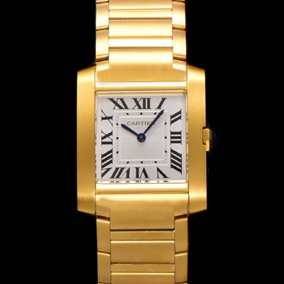 미러급 까르띠에 남성용 탱크 WGTA0113 