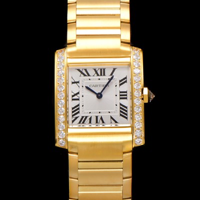 미러급 까르띠에 남성용 탱크 WJTA0040 