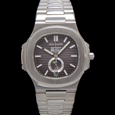 미러급 파텍필립 남성용 노틸러스 5726A-001 오토매틱 Cal.324 타입 40.5mm 메탈줄 블랙 다이얼 pat2214 Ⅳ