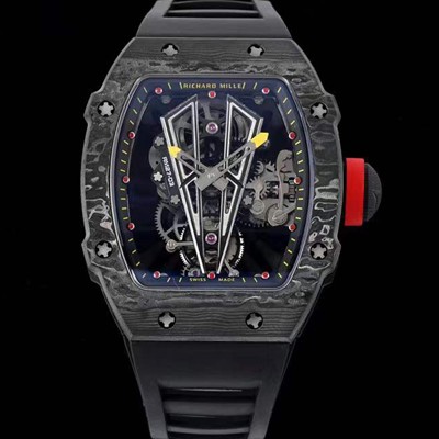 미러급 리차드밀레 남성용 RM27-03 투어빌론 포지드 카본 47mm 투르비용 무브먼트 스켈레톤 다이얼 ric0282 Ⅳ