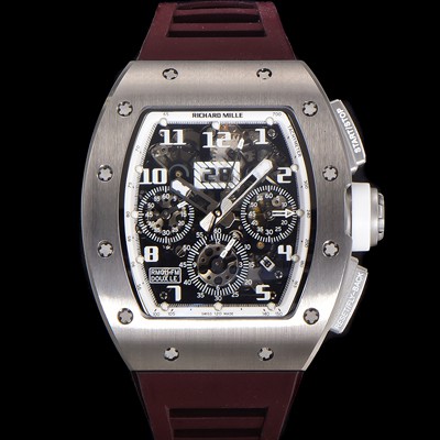 미러급 리차드밀레 남성용 RM11-FM 티타늄 케이스/스텐레스 스틸 베젤 크로노그래프 50mm 오토매틱 무브먼트 스켈레톤 다이얼 ric0253 Ⅳ