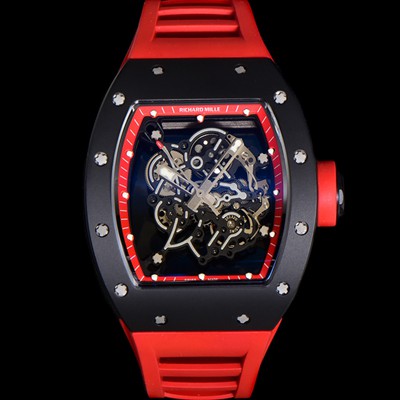 미러급 리차드밀레 남성용 RM055 부바왓슨 세라믹 50mm 기계식 수동형 무브먼트 스켈레톤 다이얼 ric0311 Ⅳ