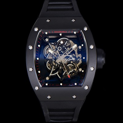 미러급 리차드밀레 남성용 RM055 부바왓슨 세라믹 50mm 기계식 수동형 무브먼트 스켈레톤 다이얼 ric0315 Ⅳ