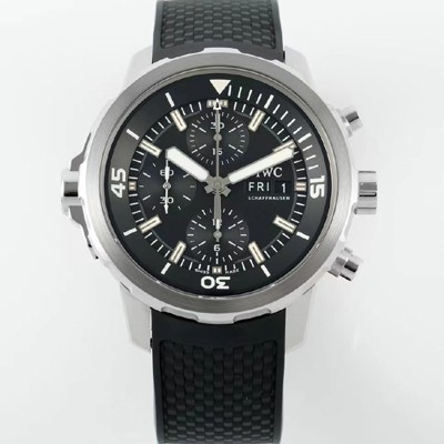 미러급 아이더블유씨 남성용 아쿠아타이머 IW376803 크로노그래프 베스트 에디션 44mm 오토매틱 무브먼트 블랙 다이얼 iwc4113 Ⅳ