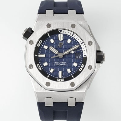 미러급 오데마피게 남성용 하이엔드 로얄오크 오프쇼어 다이버 15720ST.OO.A027CA.01 오토매틱 Cal.4308타입 42mm 블루 다이얼 aud6578 Ⅳ