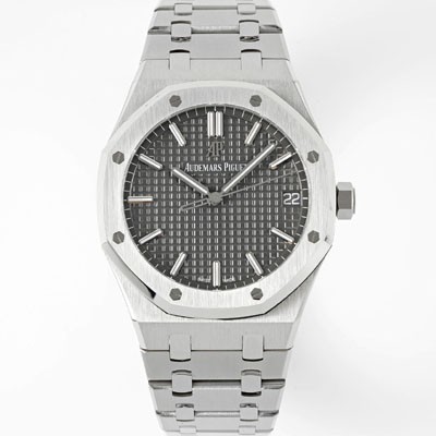 미러급 오데마피게 남성용 로얄오크 15500ST.OO.1220ST.02 41mm 오토매틱 Cal.4302 무브먼트 그레이 다이얼 aud6539 Ⅳ