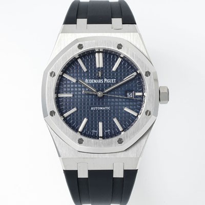 미러급 오데마피게 남성용 15400ST.OO.1220ST.03 로얄오크 41mm 오토매틱 Cal.3120무브먼트 블루 와플 다이얼 aud6533 Ⅳ