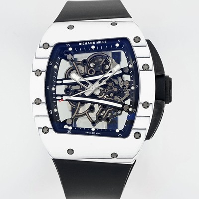 미러급 리차드밀레 남성용 리차드밀 RM61-01 세라믹 50mm 기계식 수동형 무브먼트 스켈레톤 다이얼 ric0323 Ⅳ