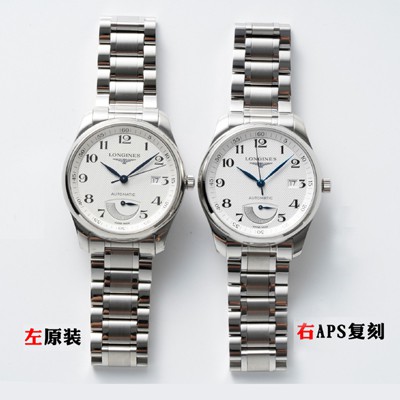 미러급 론진 남성용 마스터 컬렉션 L2.908.4.78.6 파워 리저브 40mm 오토매틱 Cal.L602무브먼트 실버 다이얼 lon2919 Ⅳ