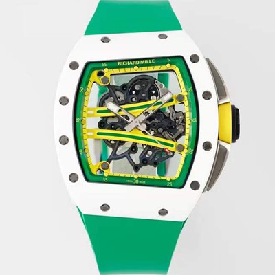 미러급 리차드밀레 남성용 리차드밀 RM61-01 세라믹 50mm 기계식 수동형 무브먼트 스켈레톤 다이얼 ric0318 Ⅳ