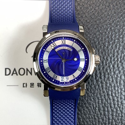 미러급 브레게 남성용 마린 컬렉션 5817ST/Y2/SV0 빅데이트 독특한 