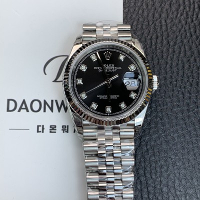 미러급 로렉스 남성용 신형 데이저스트 36mm II m126234 텐포인트10p 오토매틱 Cal.3235무브먼트 블랙 다이얼 rol5603 Ⅳ
