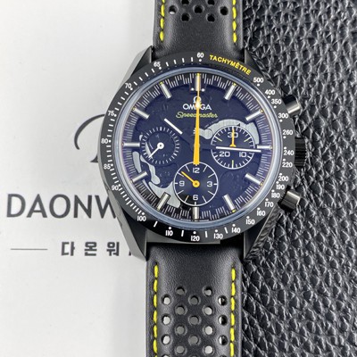 미러급 오메가 남성용 스피드마스터 311.92.44.30.01.001 문워치 다크 사이드 오브 더 문 아폴로 8 크로노그래프 수동형 무브먼트 스캘래톤 블랙 다이얼 omg0258 Ⅳ