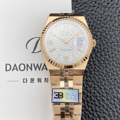 미러급 로렉스 남성용 랜드드웰러 m127235 플랫 주빌리 18K 로즈골드 36mm 오토매틱 Cal.7135타입 화이트 다이얼 rol5639 Ⅳ