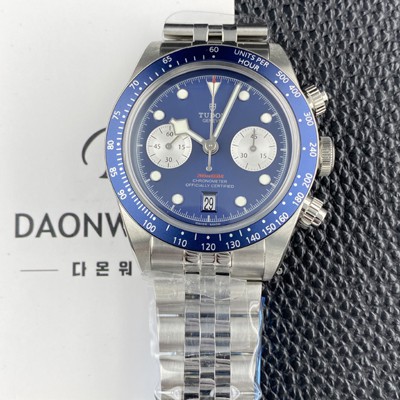 미러급 튜더 남성용 헤리티지 블랙베이 M79360N 크로노그래프 팬더 41mm 오토매틱 7750무브먼트 블루 다이얼 tud5140 Ⅳ