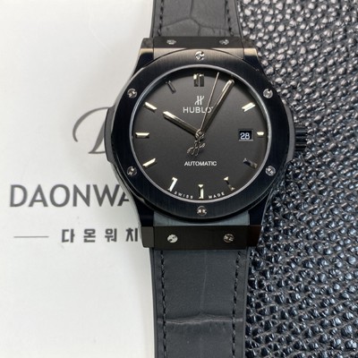 미러급 휴블렛 남성용 클래식 퓨전 511.CM.1171.RX 블랙 PVD코팅 매직 42mm 오토매틱 2892타입 블랙 다이얼 hub2150 Ⅳ