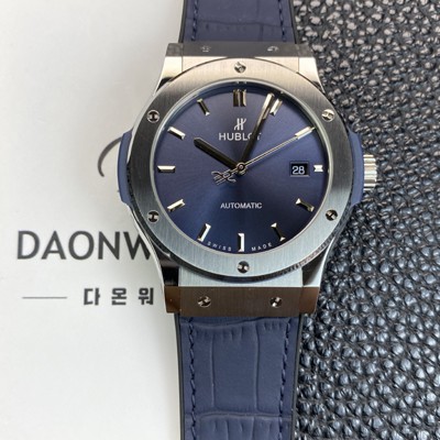 미러급 휴블렛 남성용 클래식 퓨전 511.NX.7170.LR 42mm 오토매틱 2892타입 블루 다이얼 hub2142 Ⅳ