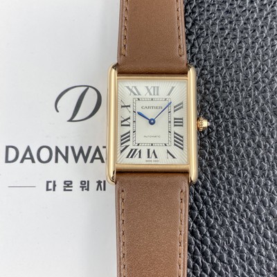 미러급 까르띠에 남성용 2025신상! 탱크 루이스 WGTA0394 18K 로즈골드 38.1mm 오토매틱 무브먼트 화이트 다이얼 car69382 Ⅳ