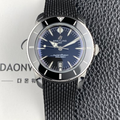 미러급 브라이틀링 남성용 슈퍼오션 해리티지 42mm 세라믹 베젤 오토매틱 B31타입 블랙 다이얼 bre6077 Ⅳ