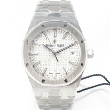 미러급 오데마피게 여성용 로얄오크 77350ST.OO.1261ST.01 34mm 오토매틱 Cal.5800무브먼트 실버 와플 다이얼 aud6573 Ⅳ