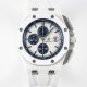 미러급 오데마피게 남성용 로얄오크 오프쇼어 26400IO.OO.A004CA.01 리얼세라믹 화이트 와플 다이얼 화이트 러버 스트랩 오토매틱 무브먼트 AUD0203 Ⅳ
